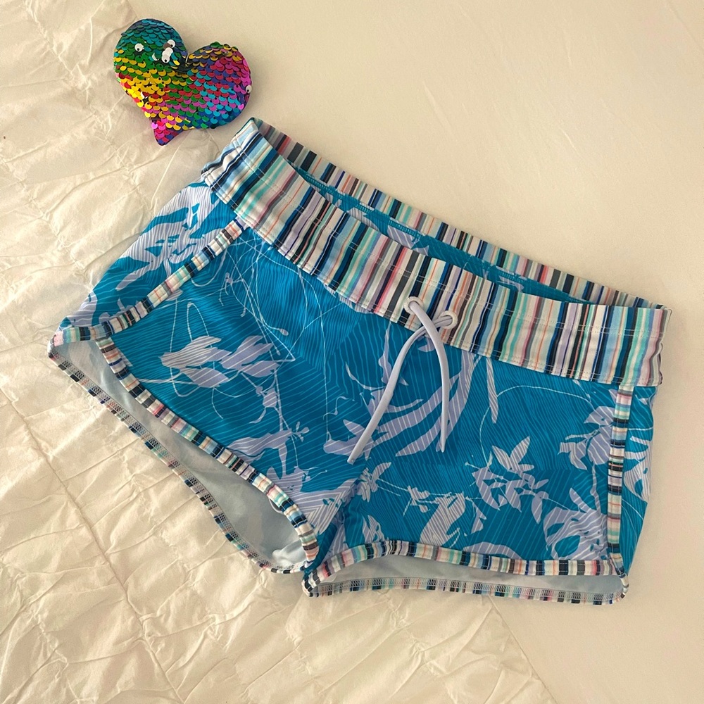 EUC Athleta swim shorts size L 12